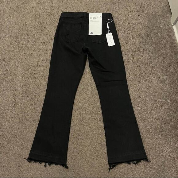 Derek Lam Gia Mid Rise Cropped Flare Jeans NWT - Picture 4 of 6